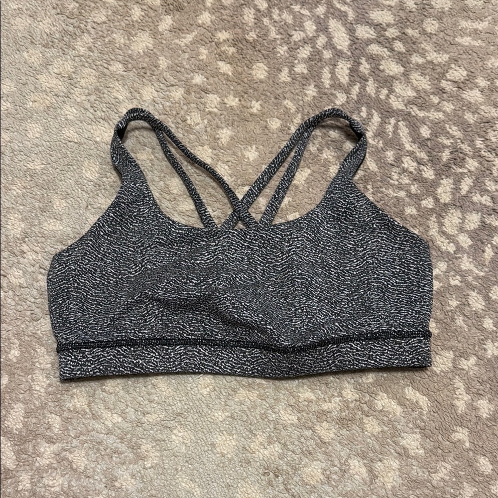 Women's Gray Sports Bra